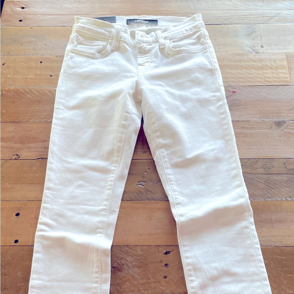 Skinny White J Brand Jeans